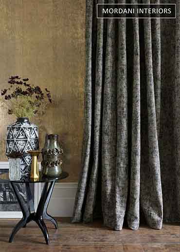 Dark Textured Silk Upholstery Curtains